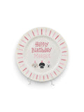 10" Let’s Pawty Girls Birthday Plate