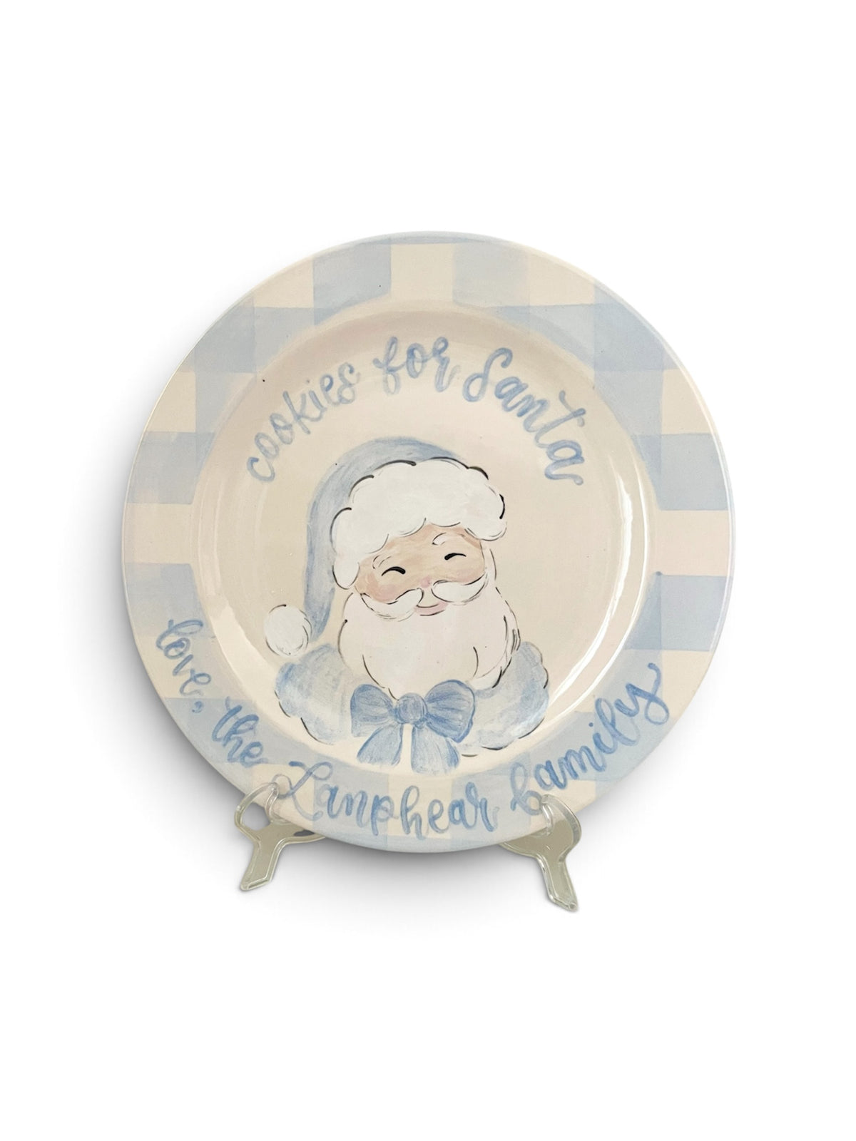 Classic Santa Cookie Plate
