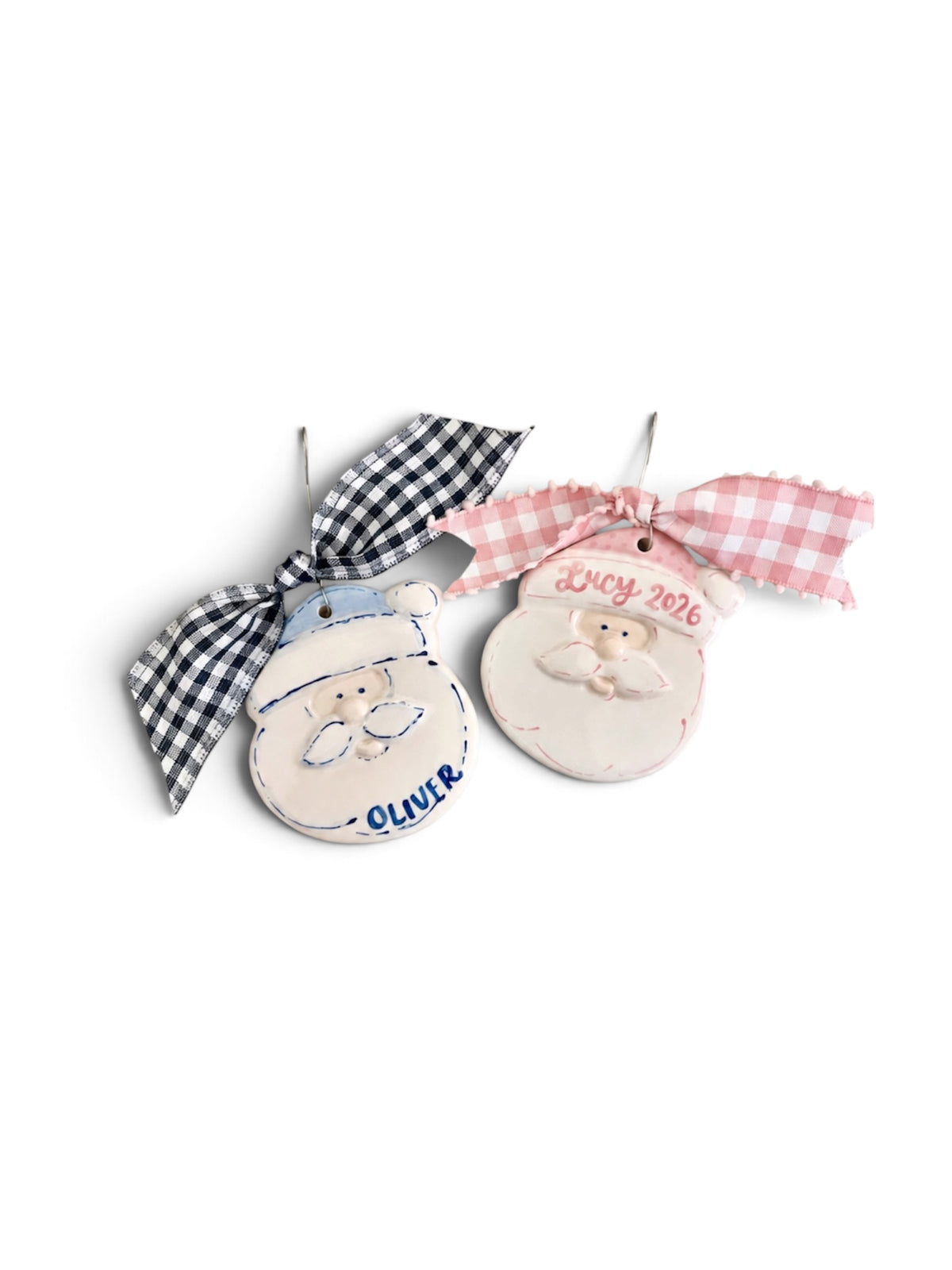 Classic Santa Ornaments