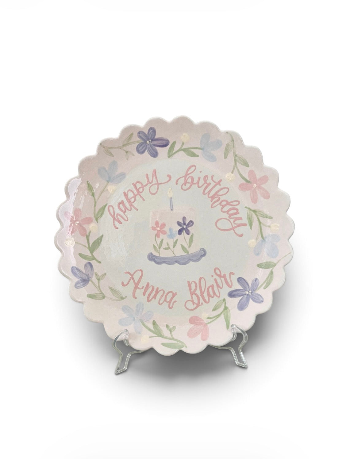 Garden Party Birthday Plate