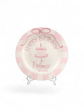 Sprinkled Pink Birthday Plate